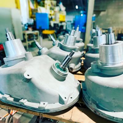 Clean grain elevator gearbox view 3