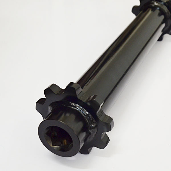 Tubo acarreador Z15 con 4 engranajes